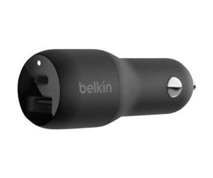 Mobil - Adaptere og ladere - Belkin BOOST UP Dual Car Charger with PPS 37W - CCB004BTBK