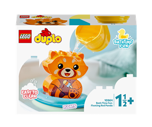 LEGO® - LEGO DUPLO 10964 Moro på badet: Rød panda som flyter - 10964