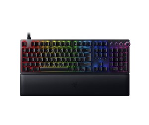 Tastatur - Razer Huntsman V2 Optical Purple - ND - Gamingtastatur - Nordisk - Svart - RZ03-03931200-R3N1