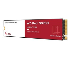 SSD - WD Red SN700 NAS SSD - 4TB - PCIe 3.0 - M.2 2280 - WDS400T1R0C