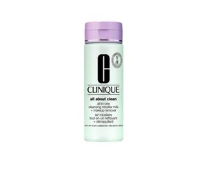 Ansiktspleie - Clinique All About Clean Micellar Milk + Makeup Remover 200 ml Dry To Dry Combination 200 ml - 192333013328