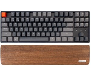 Tastatur - Keychron K8 / C1 Walnut Wood Palmrest - Gamingtastatur - Brun - X002I8ADSR