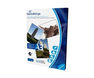 Papir, Fotopapir & Etiketter - MediaRange - photo paper - high-glossy - 50 sheet(s) - A3 - 200 g/m² - MRINK109