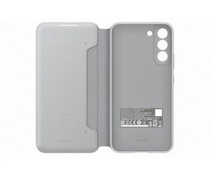 Mobil - Deksel og etui - Samsung Galaxy S22 Plus Smart LED View Cover - Light Gray - EF-NS906PJEGEW