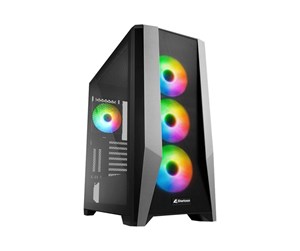 Kabinett - Sharkoon TG7M RGB - tower - extended ATX - Kabinett - Tower - Grå - 4044951035069