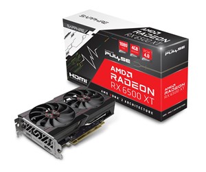 Grafikkort - Sapphire Radeon RX 6500 XT Pulse - 4GB GDDR6 RAM - Grafikkort - 11314-01-20G