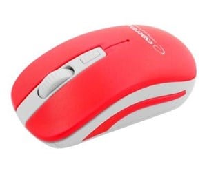 Mus - Esperanza URANUS - mouse - 2.4 GHz - white red - Mus - Optisk - 4 - Hvit - EM126WR