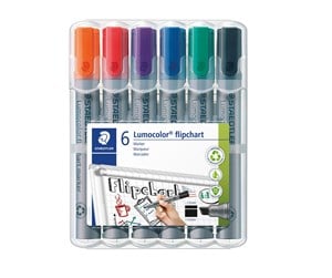 Skrive- & Tegneverktøy - Staedtler Flipchart marker Lumocolor 6pcs.box - 356 B WP6