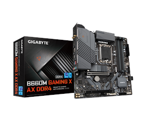 Hovedkort - GIGABYTE B660M GAMING X AX DDR4 Hovedkort - Intel B660 - Intel LGA1700 socket - DDR4 RAM - Micro-ATX - B660M GAMING X AX DDR4