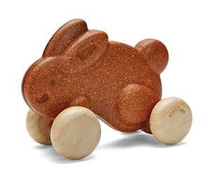 Babyleker - PLANTOYS Push along bunny - brown - PT-5732