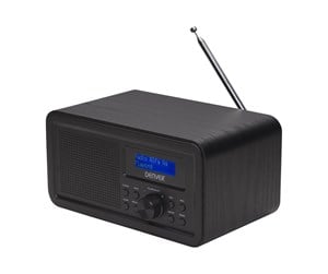 DAB, nettverks- og klokkeradio - DENVER DAB-30 - DAB portable radio - DAB/DAB+/FM - DAB-30BLACK