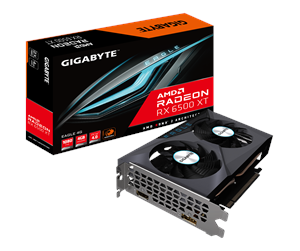 Grafikkort - GIGABYTE Radeon RX 6500 XT EAGLE - 4GB GDDR6 RAM - Grafikkort - GV-R65XTEAGLE-4GD