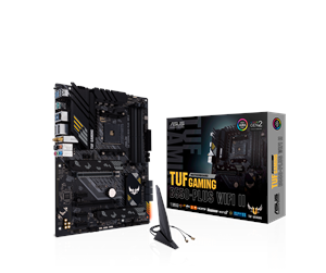 Hovedkort - ASUS TUF GAMING B550-PLUS WIFI II Hovedkort - AMD B550 - AMD AM4 socket - DDR4 RAM - ATX - 90MB19U0-M0EAY0