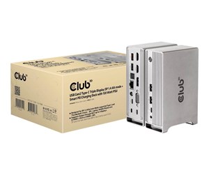 Dokkingstasjon - Club 3D - docking station - USB-C - VGA 2 x HDMI DP - GigE - CSV-1568