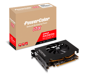 Grafikkort - PowerColor Radeon RX 6500 XT ITX - 4GB GDDR6 RAM - Grafikkort - AXRX 6500XT 4GBD6-DH