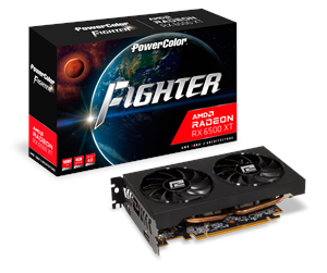 Grafikkort - PowerColor Radeon RX 6500 XT Fighter - 4GB GDDR6 RAM - Grafikkort - AXRX 6500XT 4GBD6-DH/OC