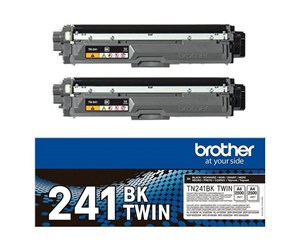 Printertilbehør blekk/toner - Brother TN241BKTWIN / TN241 2-Pack Black Toner - Laser toner Svart - TN241BKTWIN