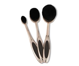 Sminke - Nude by Nature Kits Blending Oval Brush Set - 17820077015