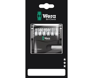 Bormaskin & Bits - Wera Bit-Check 12 Metal 1 SB 12 pieces - 05136393001