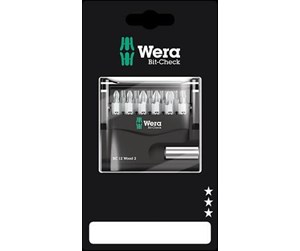 Bormaskin & Bits - Wera Bit-Check 12 Wood 2 SB 12 pieces - 05136391001