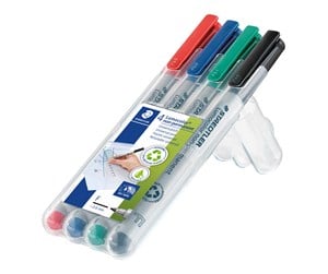 Skrive- & Tegneverktøy - Staedtler Universal pen Lumocolor non-p F 4pc - 316 WP4