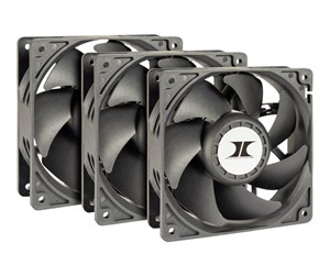 Kabinettvifte - Inter-Tech Lüfter 120*120*38 IPC Fan Set 3xLüfter - Kabinettvifte - 120mm - Svart - 88887368