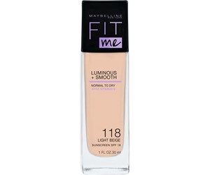 Sminke - Maybelline Fit Me! Luminous & Smooth Foundation - 118 Light Beige - 3600531544942