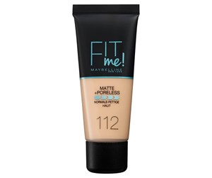 Sminke - Maybelline Fit Me! Matte + Poreless Foundation - 112 Soft Beige - 3600531544652