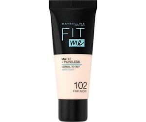 Sminke - Maybelline Fit Me! Matte + Poreless - 102 Fair Ivory - 87842