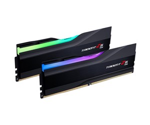 RAM - G.Skill Trident Z5 RGB DDR5-6400 - 32GB - CL32 - Dual Channel (2 pcs) - Intel XMP - Svart med RGB - F5-6400J3239G16GX2-TZ5RK