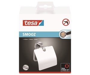 Oppheng & Kroker - tesa Smooz toilet roll holder with lid self-adhesive - 40315-00000-00