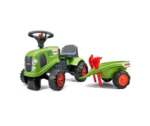 Kjøretøy - Falk Tractor with trailer rake and shovel Baby Claas - 808-020