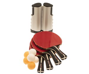 Fotball & Ballspill - Nordic Games Table tennis set with adjustable net 4 rackets and 6 balls - 809-033