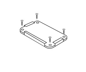 Hageredskaper - HORTUS Additional base for double wind screen - 211-922