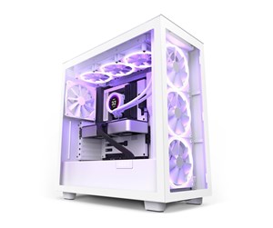 Kabinett - NZXT H7 Elite Matte White - Kabinett - Miditower - Hvit - CM-H71EW-01