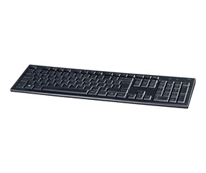 Tastatur - Deltaco wireless keyboard.105 keys USB receiver - Tastatur - Engelsk - Storbritannia - Svart - TB-122-UK