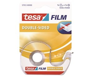 Tape & Lim - tesa film double-sided tape 7.5m x 12mm Transparent  + dispenser - 57912-00000-02