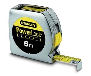 Måleutstyr - Stanley Powerlock® 5m (19mm Wide) Tape Measure With Top Reader - 0-33-932