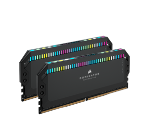 RAM - Corsair Dominator Platinum RGB DDR5-5600 - 32GB - CL36 - Dual Channel (2 pcs) - Intel XMP - Svart med RGB - CMT32GX5M2B5600C36