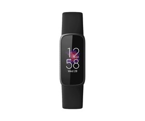 Smartklokke, Smartwatch & Sportsklokke - Fitbit Luxe Armband Black (L) - FB180ABBKL