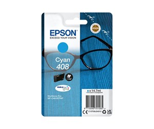 Printertilbehør blekk/toner - Epson 408 - high capacity - cyan - original - ink cartridge - Blekkpatron Blå - C13T09J24010