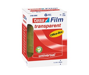 Tape & Lim - tesa film tape 8 x 66m x 19mm Transparent - 57406-00002-01