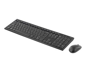 Tastatur - Deltaco TB-114 - keyboard and mouse set - Nordic - black - Tastatur & Mussett - Nordisk - Svart - TB-114