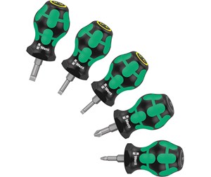 Håndverktøy - Wera Stubby Set 2 Screwdriver set 5 pieces - 05008871001