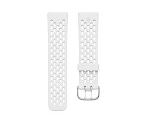 Smartklokke, Smartwatch & Sportsklokke - Fitbit Charge 5 Sport Band Frost White (L) - FB181SBWTL