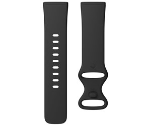 Smartklokke - Tilbehør - Fitbit Versa 3/Sense Armband Black (L) - FB174ABBKL