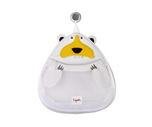 Barnerom - 3 Sprouts Bath Storage - White Polar Bear - ITBPOL