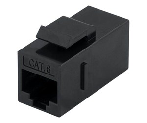 Tilbehør - Deltaco MD-125 Cat6 Keystone coupler unshielded 2xRJ45 - MD-125