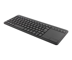 Tastatur - Deltaco Wireless mini Keyboard with Touchpad Nordic Black - Tastatur - Nordisk - Svart - TB-504