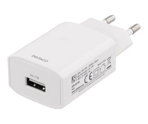 Mobil - Adaptere og ladere - Deltaco USB-AC149 power adapter USB 12 Watt - USB-AC149